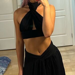 Free People Halter top & Maxi skirt set